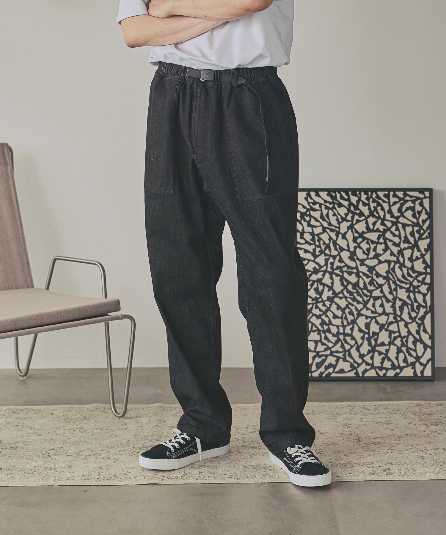 GLOBAL WORK GRAMICCI(グラミチ)/デニムテーパード/670158 グローバルワーク パンツ ジーンズ・デニムパンツ ブラック【送料無料】