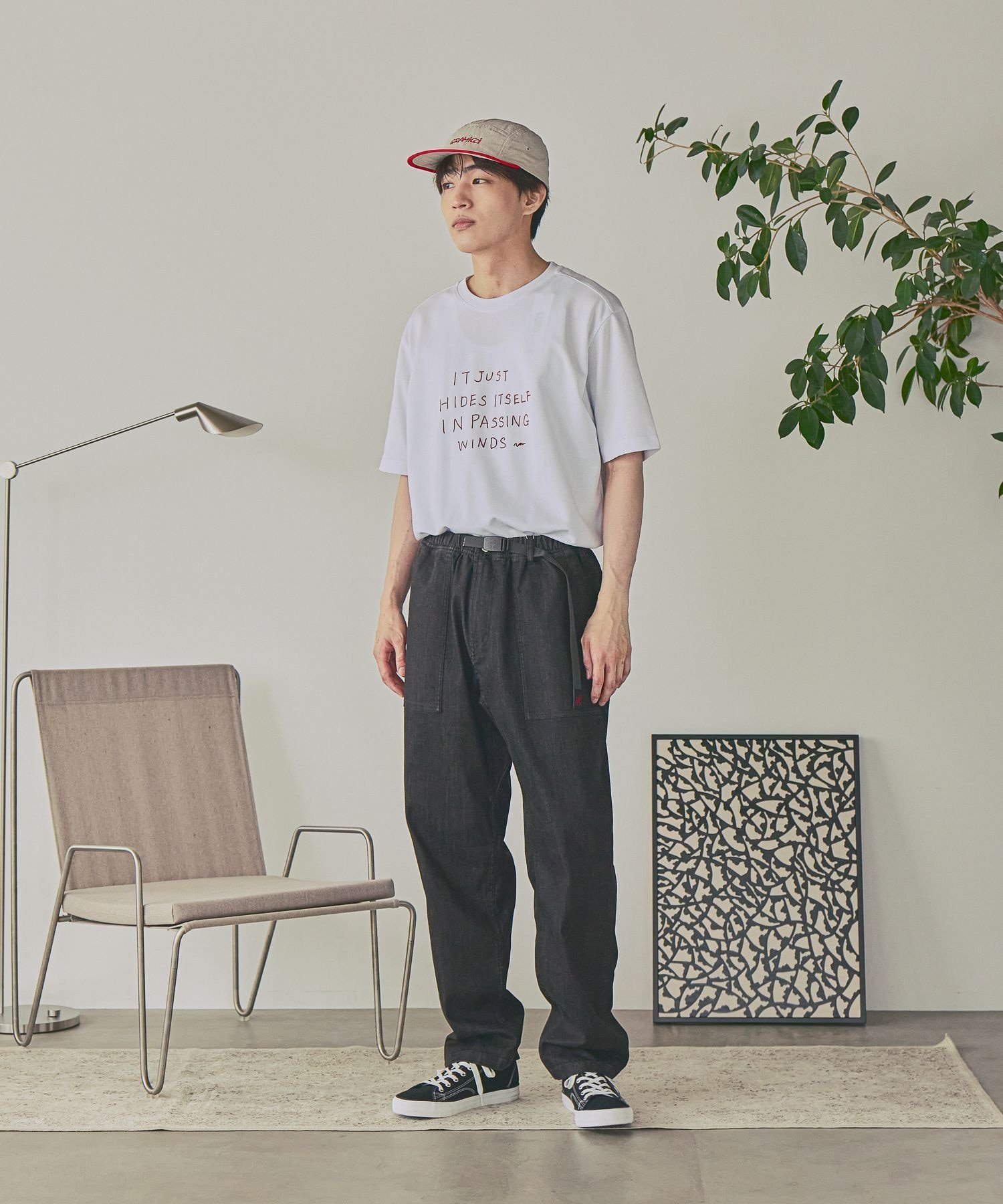 GLOBAL WORK GRAMICCI(グラミチ)/デニムテーパード/670158 グローバルワーク パンツ ジーンズ・デニムパンツ ブラック【送料無料】 stylife-15811017 Rakuten Fashion サンプル画像3