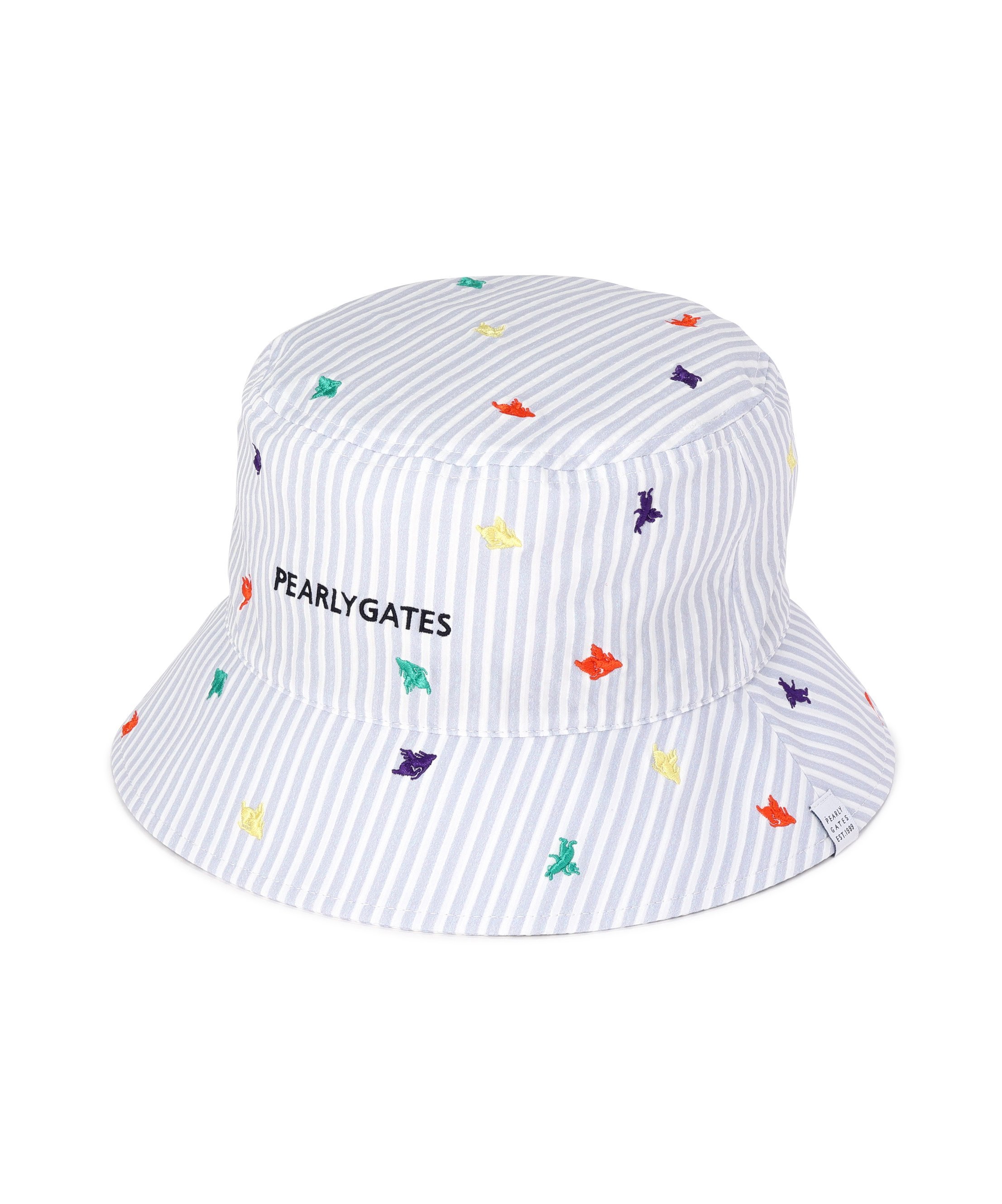 PEARLY GATES 酔っ払いウサギバケットハット (UNISEX) パーリーゲイツ 帽子 その他の帽子 ホワイト ネイビー【送料無料】