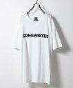 NUMBER (N)INE SONGWRITER T-SHIRT ナンバーナイン トップス カットソー Tシャツ ホワイト ブラック【送料無料】