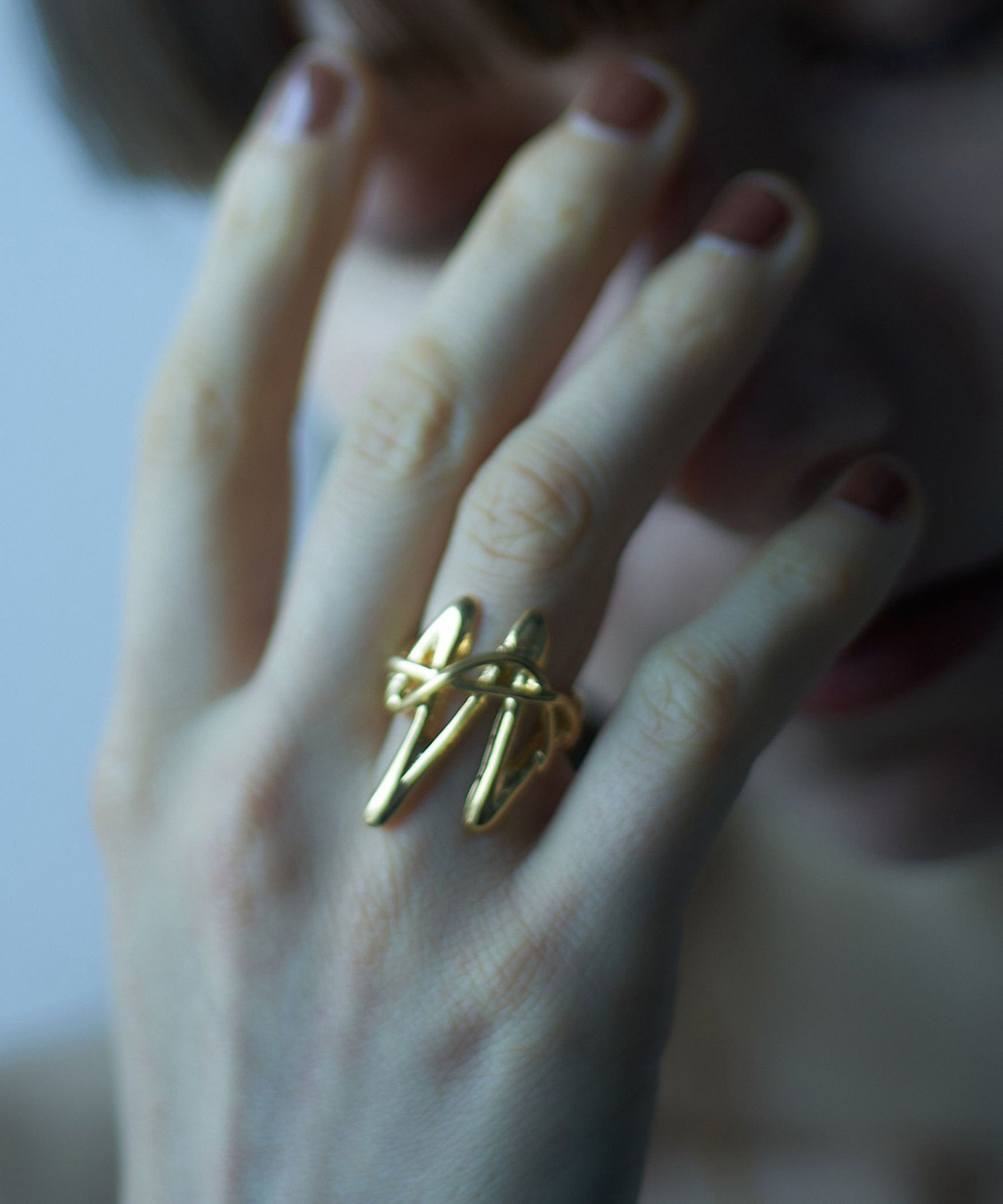【SALE／10%OFF】BEAUTY&YOUTH UNITED ARROWS ＜loni＞Glass Wave リング ビューティー＆ユース　ユナイテッドアローズ アクセサリー・腕時計 リング・指輪 ゴールド シルバー