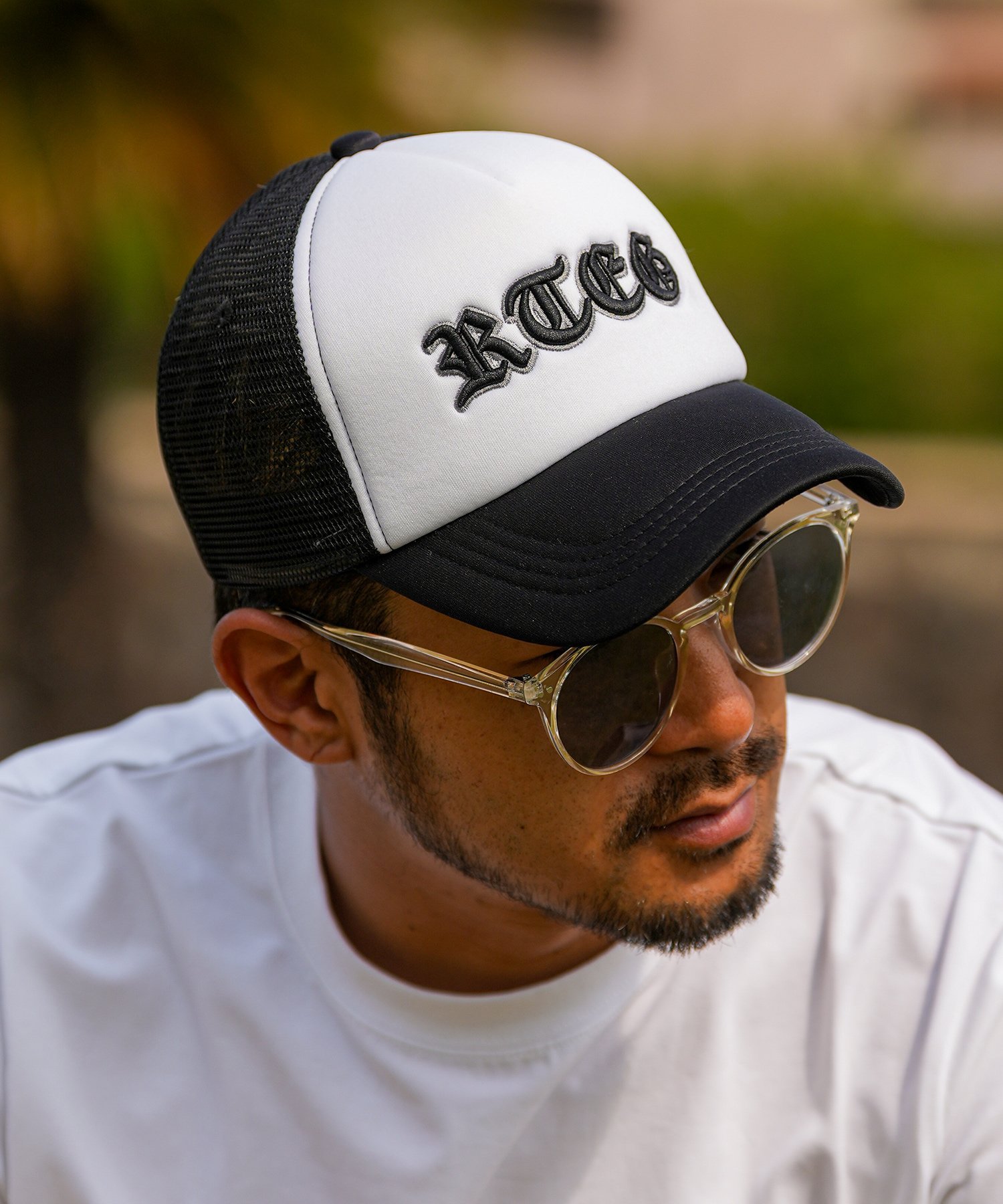 Retro Engine RTEG O.E Embroidery CAP アダムスジャグラー 帽子 キャップ ブラック ホワイト【送料無..