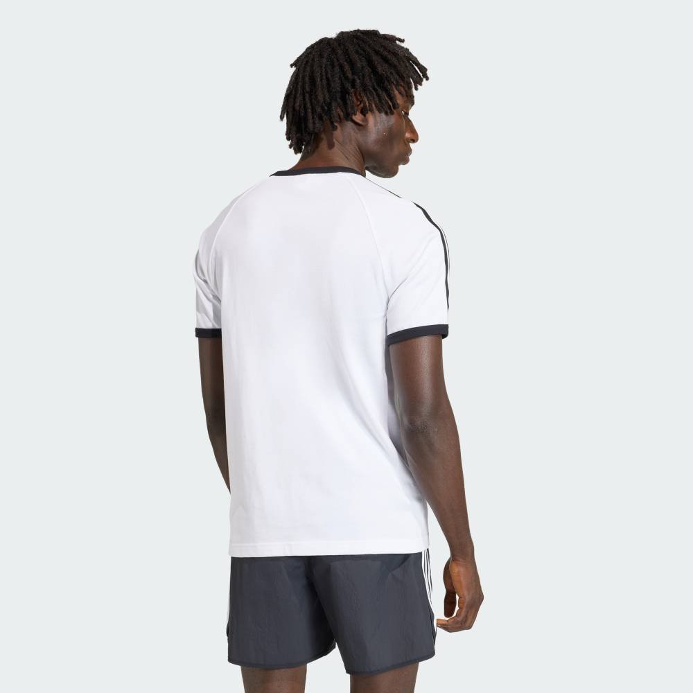 adidas 【公式】アディダス adidas スリーストライプス スリム リンガー Tシャツ アディダス トップス カットソー・Tシャツ ホワイト【送料無料】