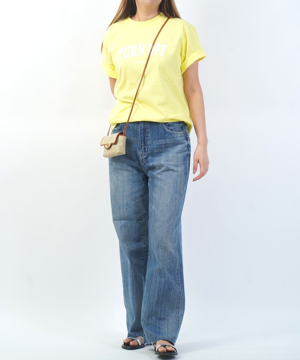 Healthy DENIM ヘルシーデニム Turn Off ブルーコムブルー トップス カットソー・Tシャツ