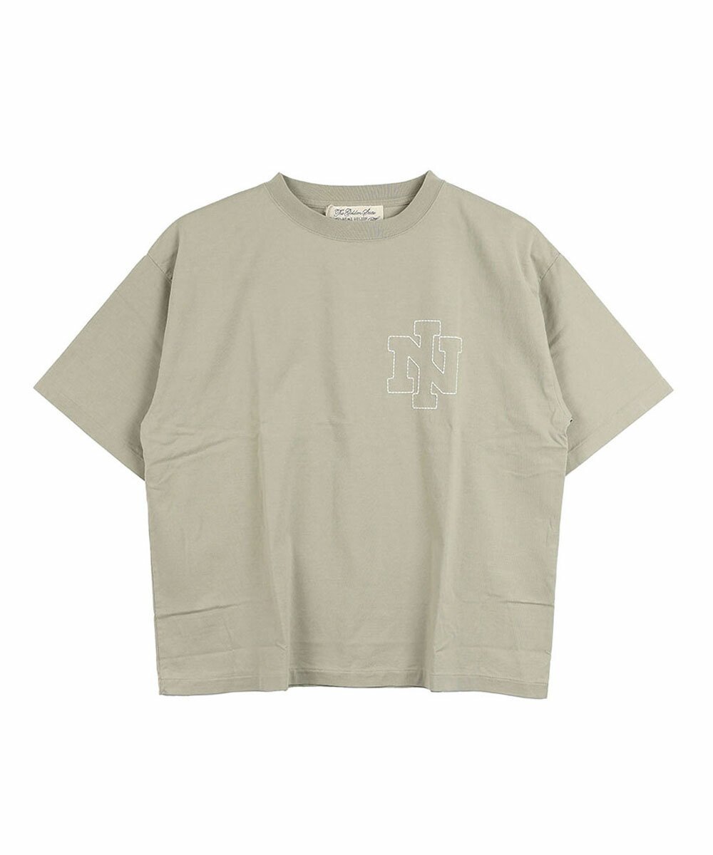REMI RELIEF レミレリーフ SP加工25/ー天竺T IN ブルーコムブルー トップス カットソー・Tシャツ ホワイト ベージュ
