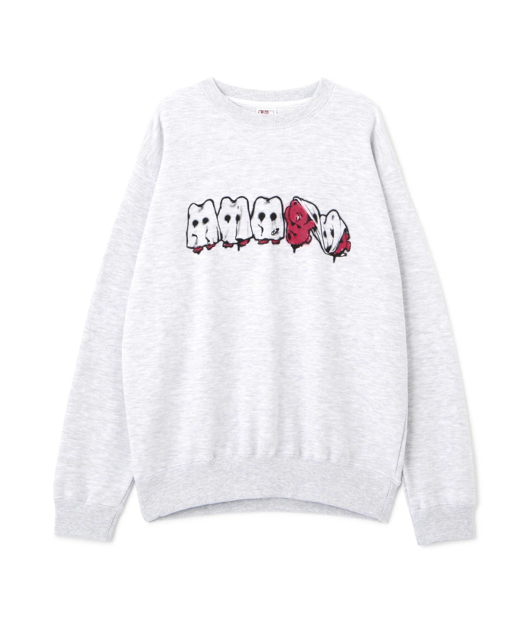 full_kado スウェット フリーズ マート トップス カットソー・Tシャツ ホワイト