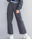 【SALE/50%OFF】ZIDDY 【 ニコ☆プチ 掲載 】デニムカーゴパンツ(130~160cm) ベベ オンライン ストア パンツ その他のパンツ ブラウ...