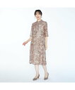 SCAPA サラサペーズリーワンピース スキャパ ワンピース・ドレス ドレス ブルー オレンジ【送料無料】