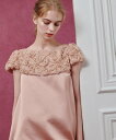 LOULOU WILLOUGHBY 【LOULOU WILLOUGHBY】チュールローズワンピース アルアバイル ワンピース・ドレス ワンピース ブラック ピンク【送料無料】