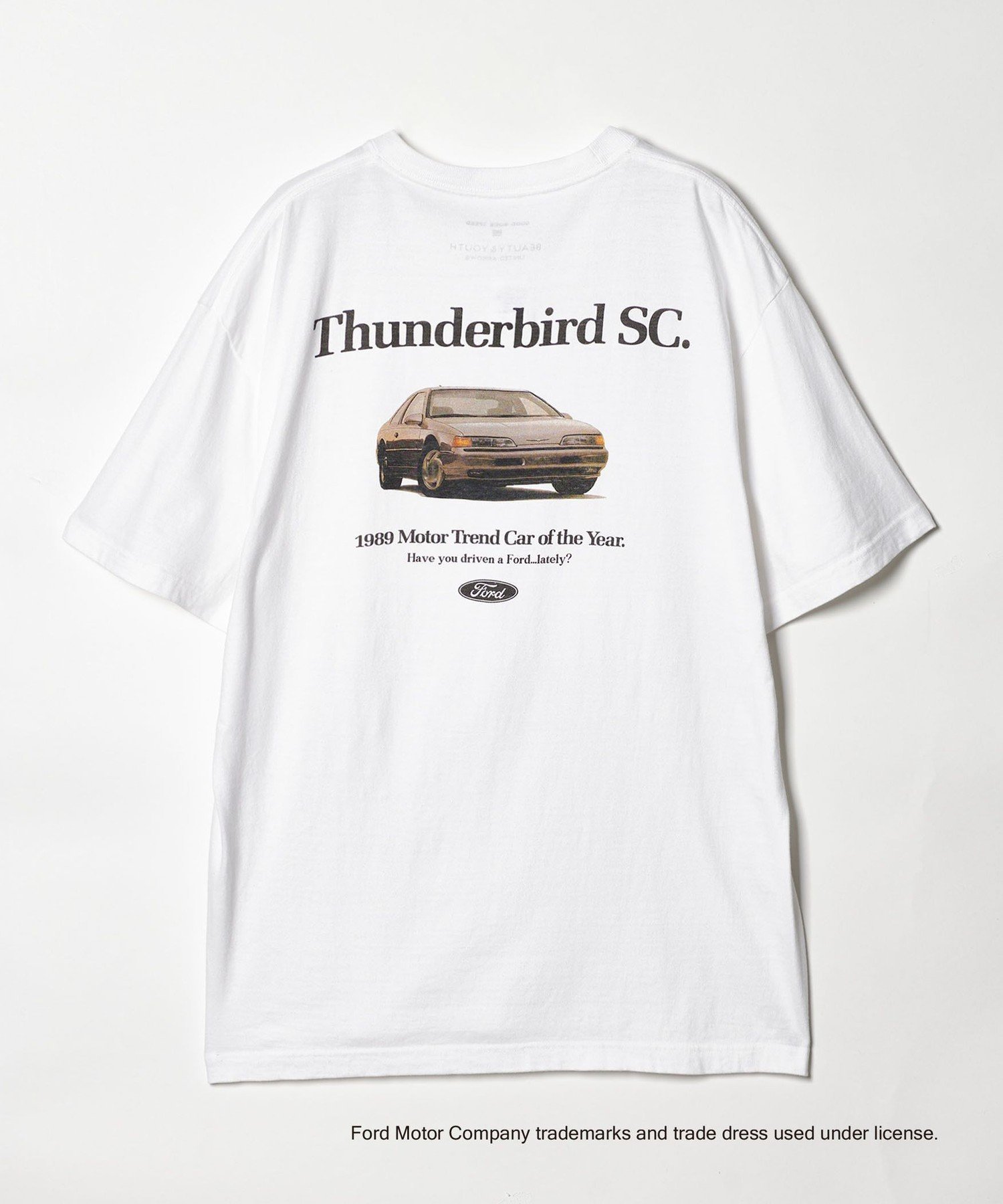 【別注】＜GOOD ROCK SPEED＞FORD Thunderbird Tシャツ ユナイテッドアローズ アウトレット トップス カットソー・Tシャツ ホワイト ブラック