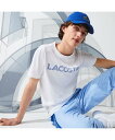 【SALE/50%OFF】LACOSTE 「ノバク・ジョコビッチ」ネームレタードTシャツ ラコステ カットソー Tシャツ ホワイト グレー【送料無料】