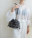 【SALE/51%OFF】styiro styiro/2WAYスパンコール巾着ショルダーバッグ イストワール バッグ ショルダーバッグ ブラック シルバー ピン...