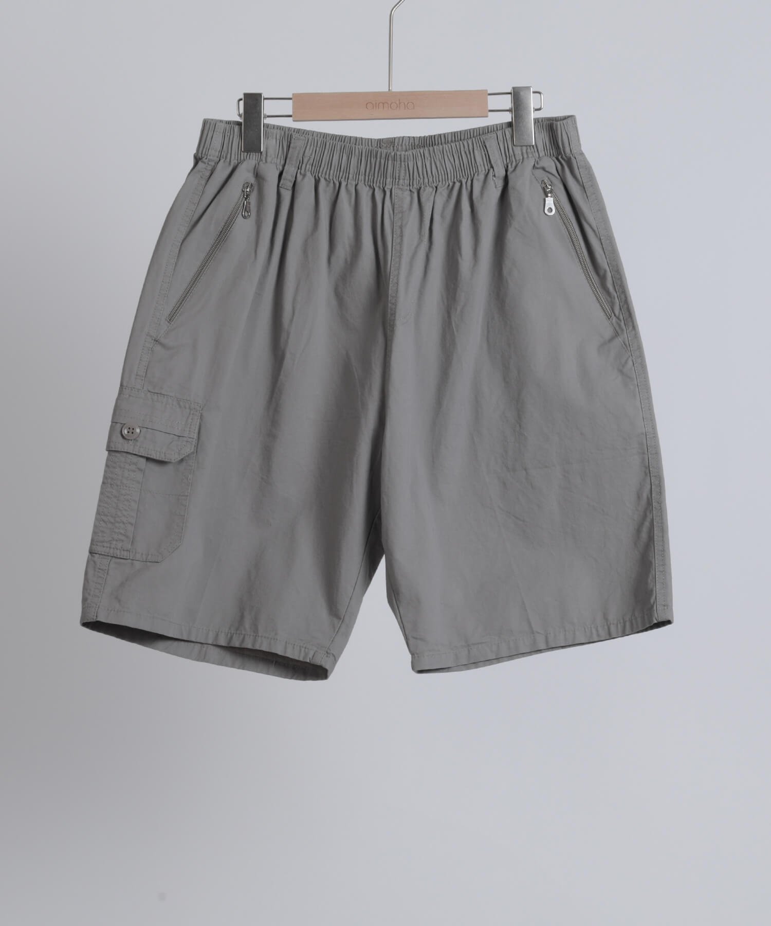 aimoha MENS aimoha MEN/BASIC CARGO SHORTS べシックカーゴショーツ アイモハ パンツ カーゴパンツ グレー ブラック ベージュ