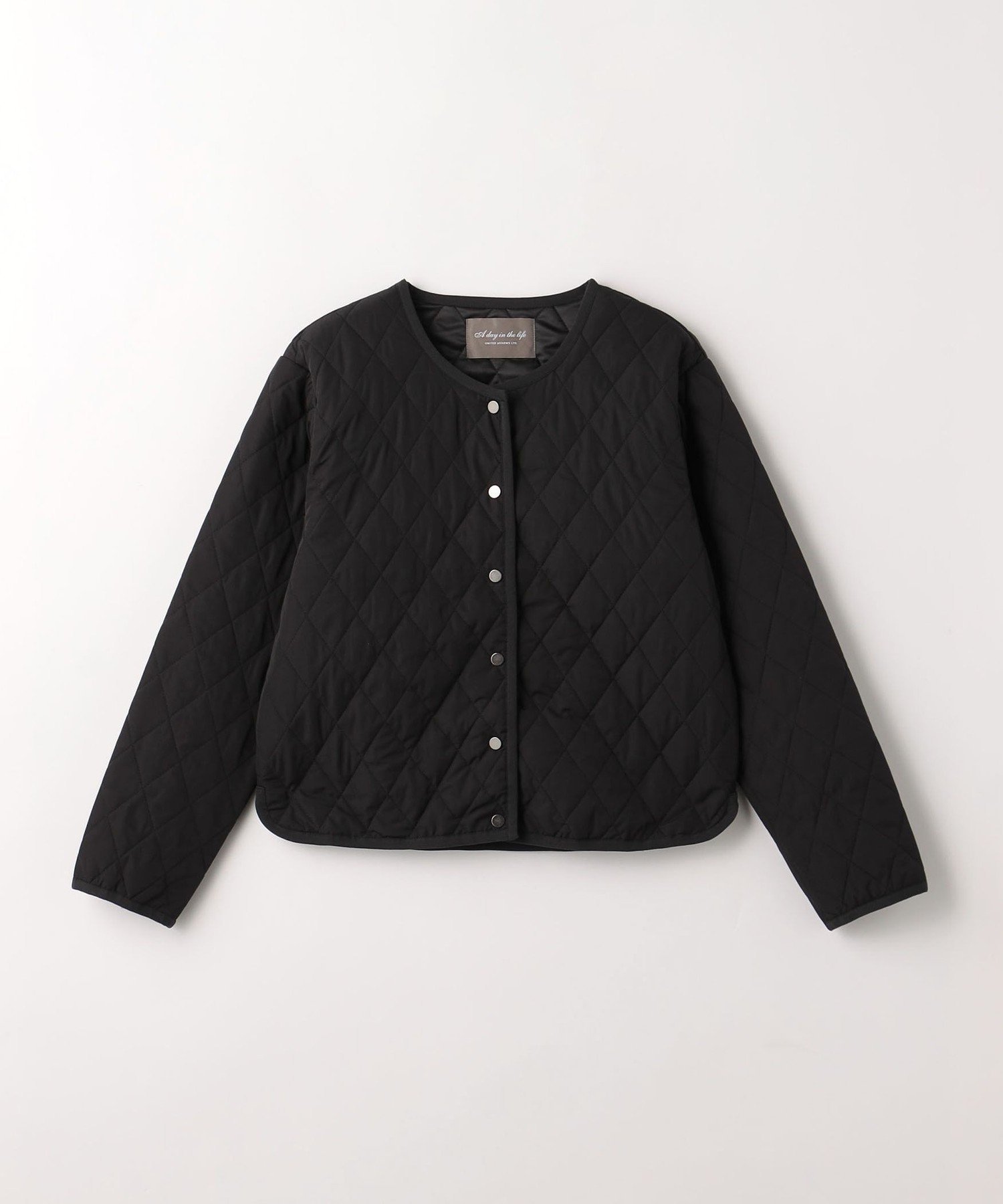 【SALE／50%OFF】a day in the life キルティング ノーカラージャケット＜A DAY IN THE LIFE＞ ユナイテッドアローズ アウトレット ジャケット・アウター その他のジャケット・アウター ネイビー ブラウン ブラック カーキグリーン【送料無料】