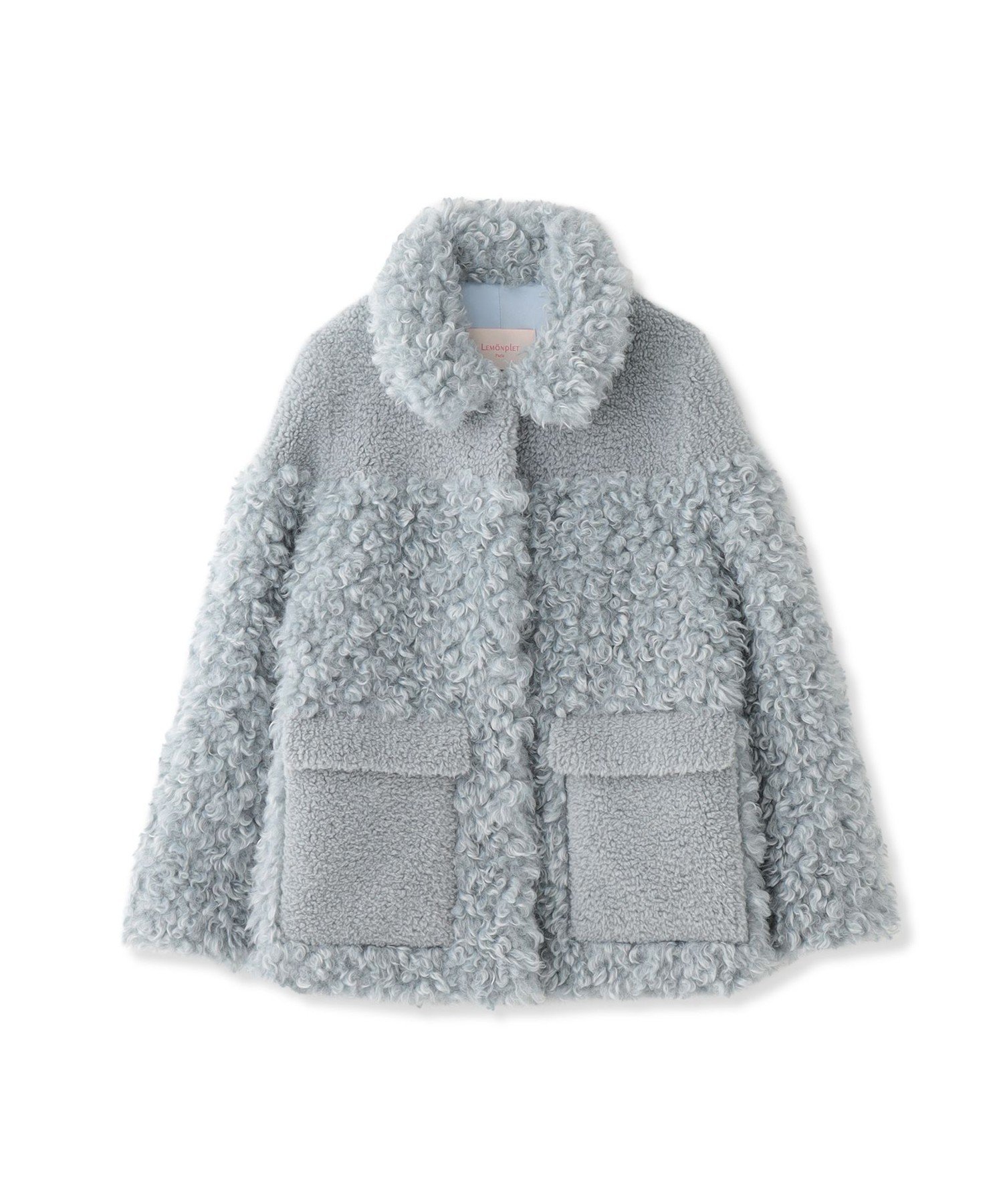 【SALE／20%OFF】EPOCA 【LEMONPLET】フェイクファージャケット《WEB&EPOCA THE SHOP店舗限定》 エポカ ジャケット・アウター その他のジャケット・アウター ブルー【送料無料】のサムネイル