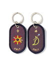 BIRTHDAY BAR 2/8b PAIR KEY RING FEELING series バースデイバー ファッション雑貨 チャーム・キーチェーン ブルー ...