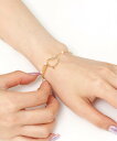 Peony Peony/(W)【Peony/ピオニー】/パールドッキング ハートモチーフチェーンブレスレット チェルカ アクセサリー・腕時計 ブレスレット・バン...