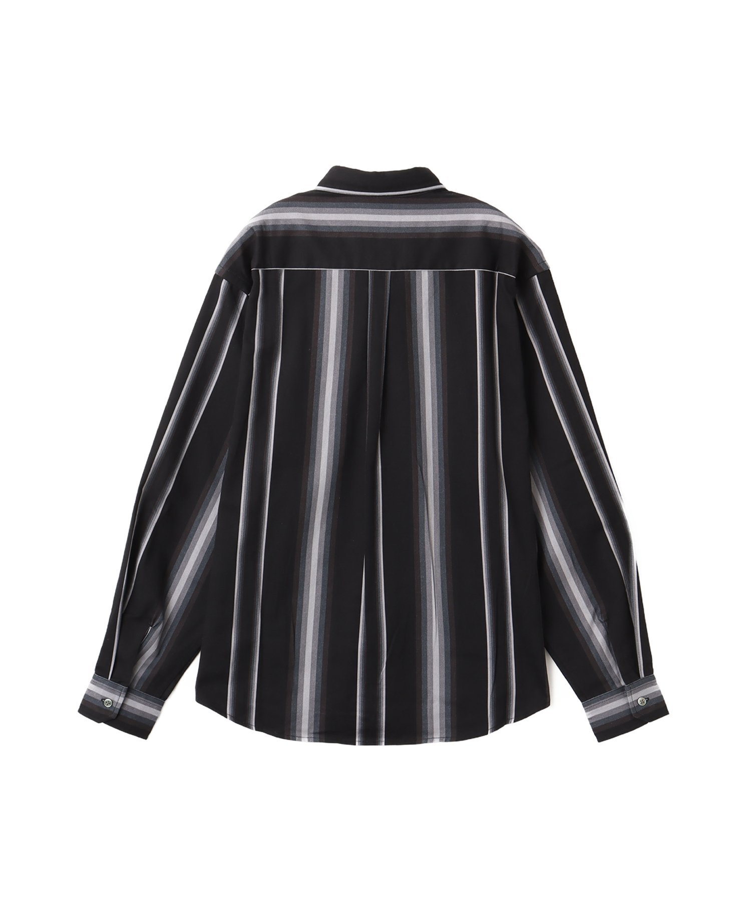 atmos atmos Flannel Stripe Shirt BLACK アトモス トップス シャツ・ブラウス ブラック