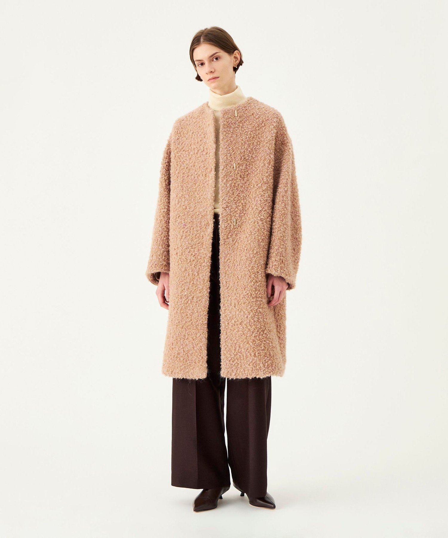【WEB先行予約】Danielle ミドルコート トゥモローランド ジャケット・アウター その他のジャケット・アウター ベージュ