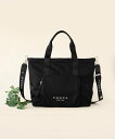 トッカ　マザーズバッグ TOCCA 【WEB&一部店舗限定】METRO NYLON TOTE L トートバッグ L トッカ バッグ トートバッグ ブラック ベージュ【送料無料】