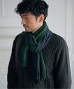 【SALE/30%OFF】ikka 【抗菌防臭】ラッセルバイカラーマフラー イッカ ファッション雑貨 マフラー・ストール・ネックウォーマー ブラック ネイビー ...