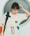 【SALE/41%OFF】Foxfire 別注 ウエストコードポケット付 Tシャツワンピース 25SS フリークスストア ワンピース・ドレス ワンピース ブルー ブラック【送料無料】