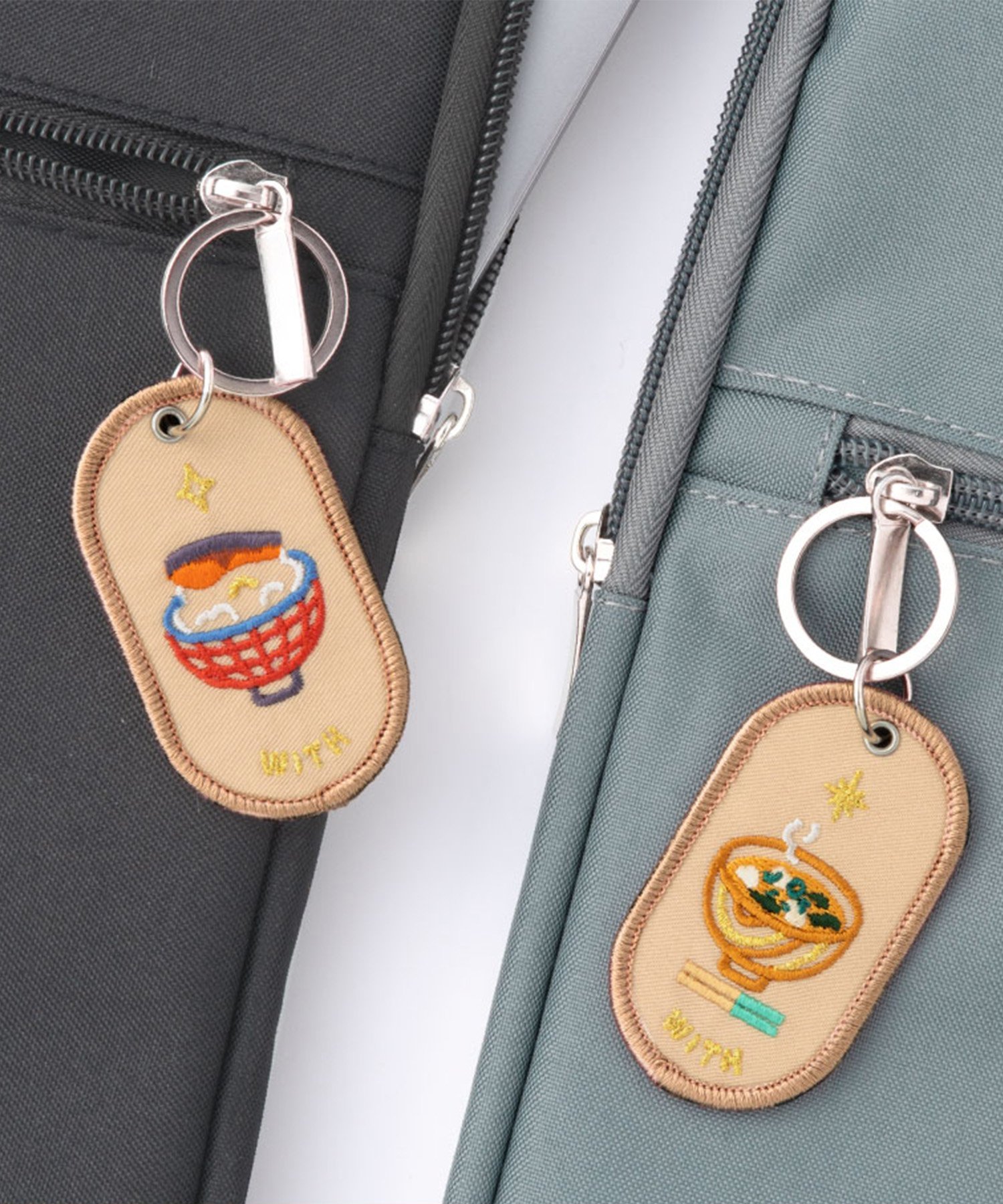 BIRTHDAY BAR 2/8b PAIR KEY RING JAPAN ver. バースデイバー ファッション雑貨 チャーム・キーチェーン ブラウン レッド...