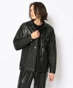 【SALE/50%OFF】B'2nd LUSOR(ルーソル)Ecoleather G JKT エコレザーGジャケット ビーセカンド トップス シャツ・ブラウス ブラック【送料無料】