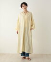【SALE/50%OFF】Afternoon Tea LIVING ワッシャーサテンワンピース アフタヌーンティー・リビング ワンピース・ドレス ワンピース イエロー ベージュ【送料無料】