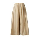 maison de LATIR ハイウエスト 春 きれいめ リネンブレンドタックワイドパンツ メゾンドラティール パンツ その他のパンツ グリーン ブルー ネイ...