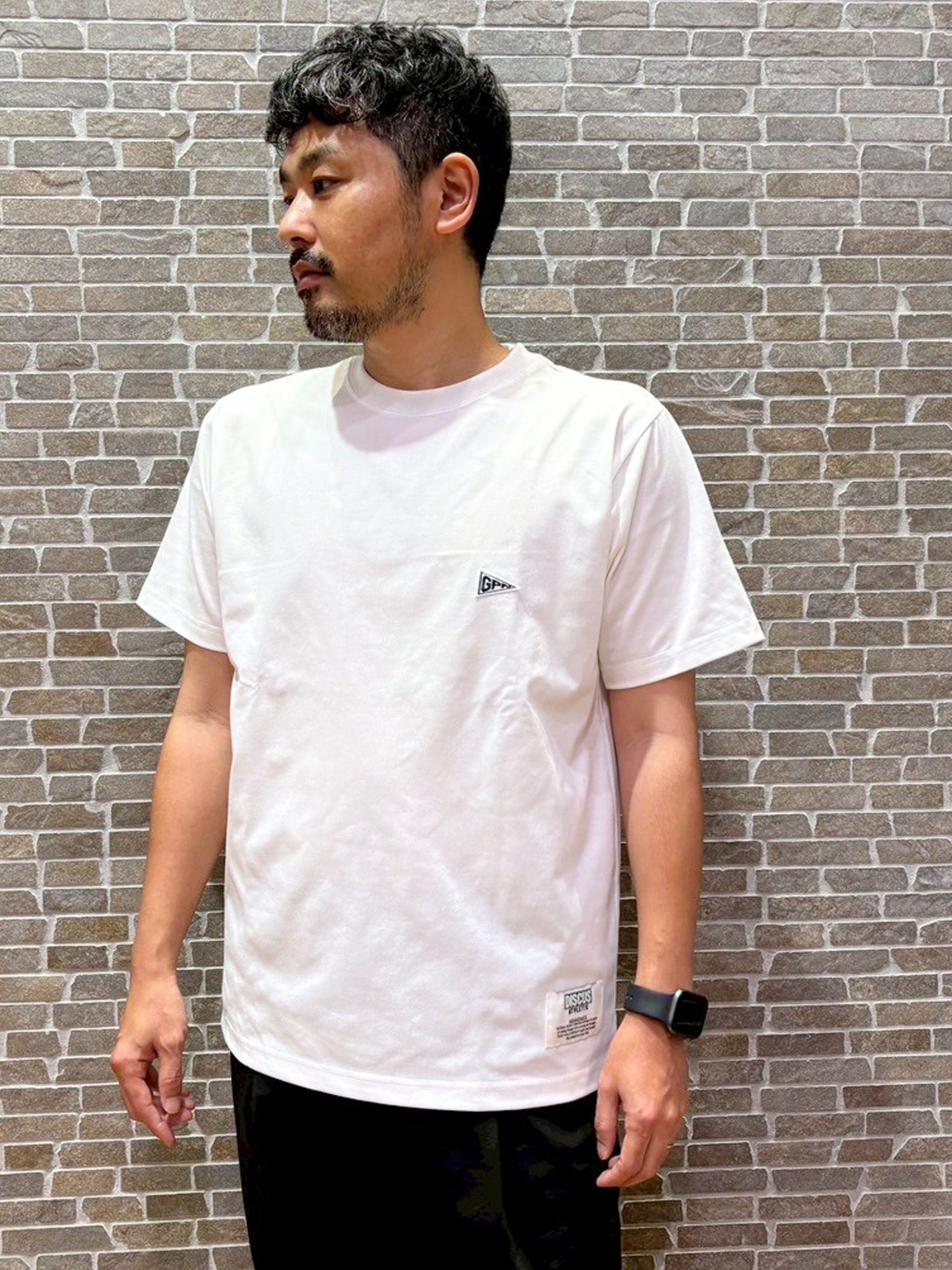 【SALE／10%OFF】Grand PARK NICOLE DISCUS*Grand PARK/ディスカス*グランドパーク別注マルチファンクションTシャツ ニコル トップス カットソー・Tシャツ ホワイト グレー ブラック【送料無料】