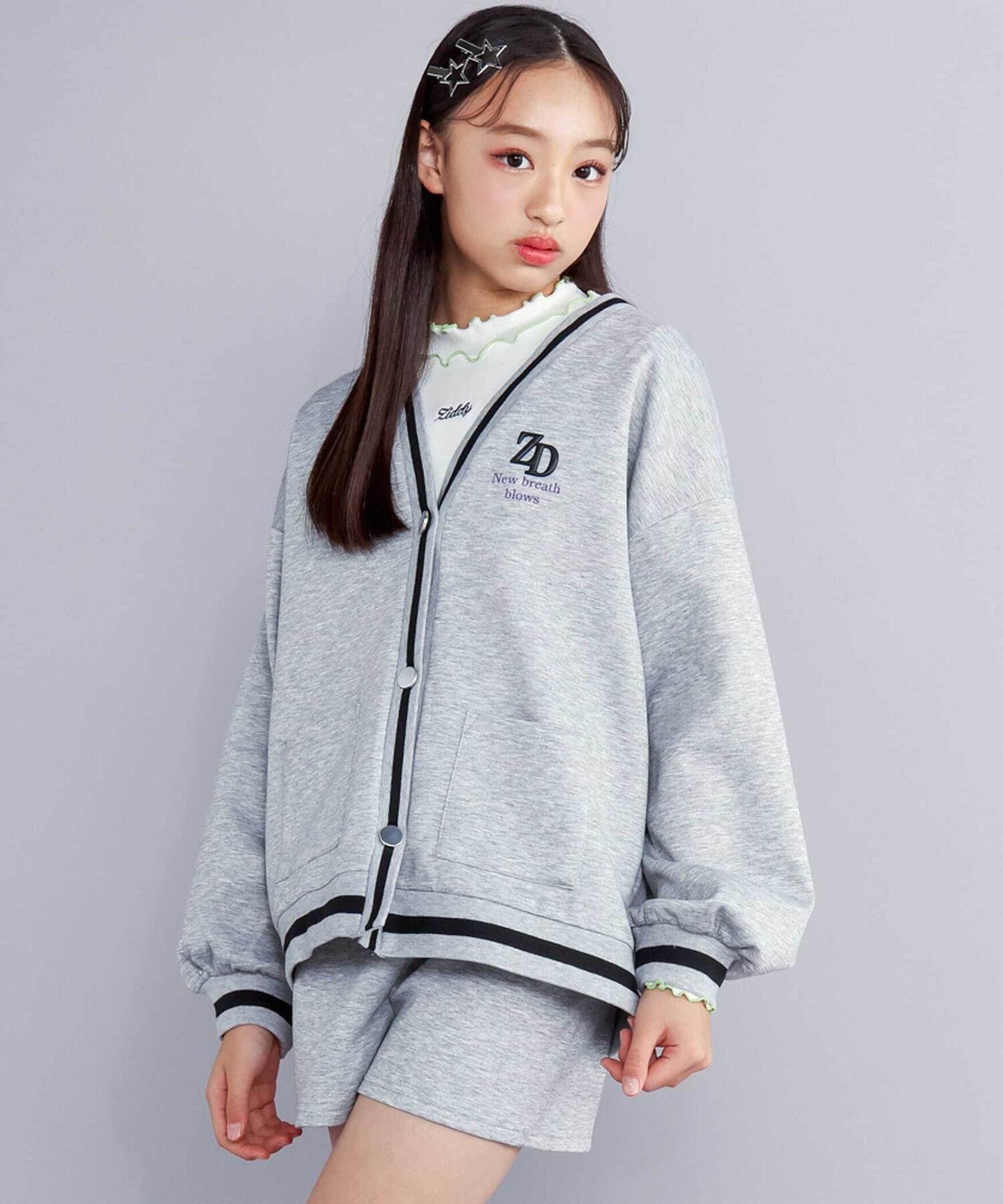 【SALE/50%OFF】ZIDDY 【 ニコ☆プチ 掲載 】Vネックポンチカーディガン&ショートパンツセット(130~160cm) ベベ オンライン ストア ...