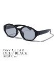 jugaad14 jugaad14/【BAY】 CLEAR deep blackフレームサングラス セットアップセブン ファッション雑貨 サングラス ブラック【...
