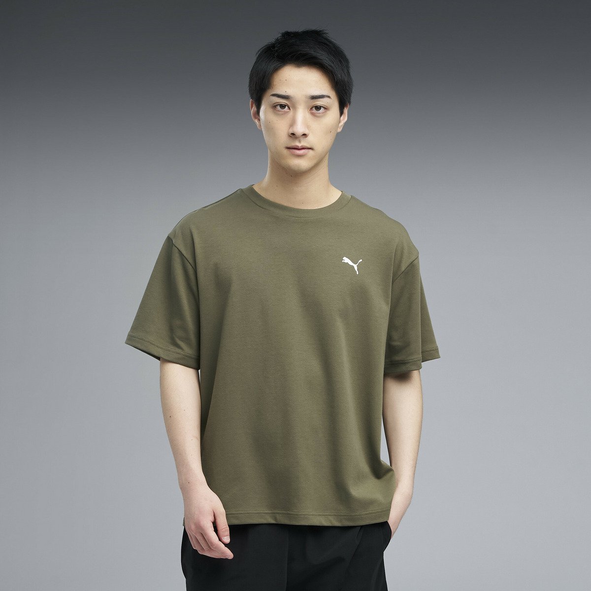 【SALE／30%OFF】PUMA メンズ ESS エレベーテッド MX カモ バック プリント 半袖 Tシャツ SUMMER MX SS BK PT TEE プーマ トップス カットソー・Tシャツ グリーン