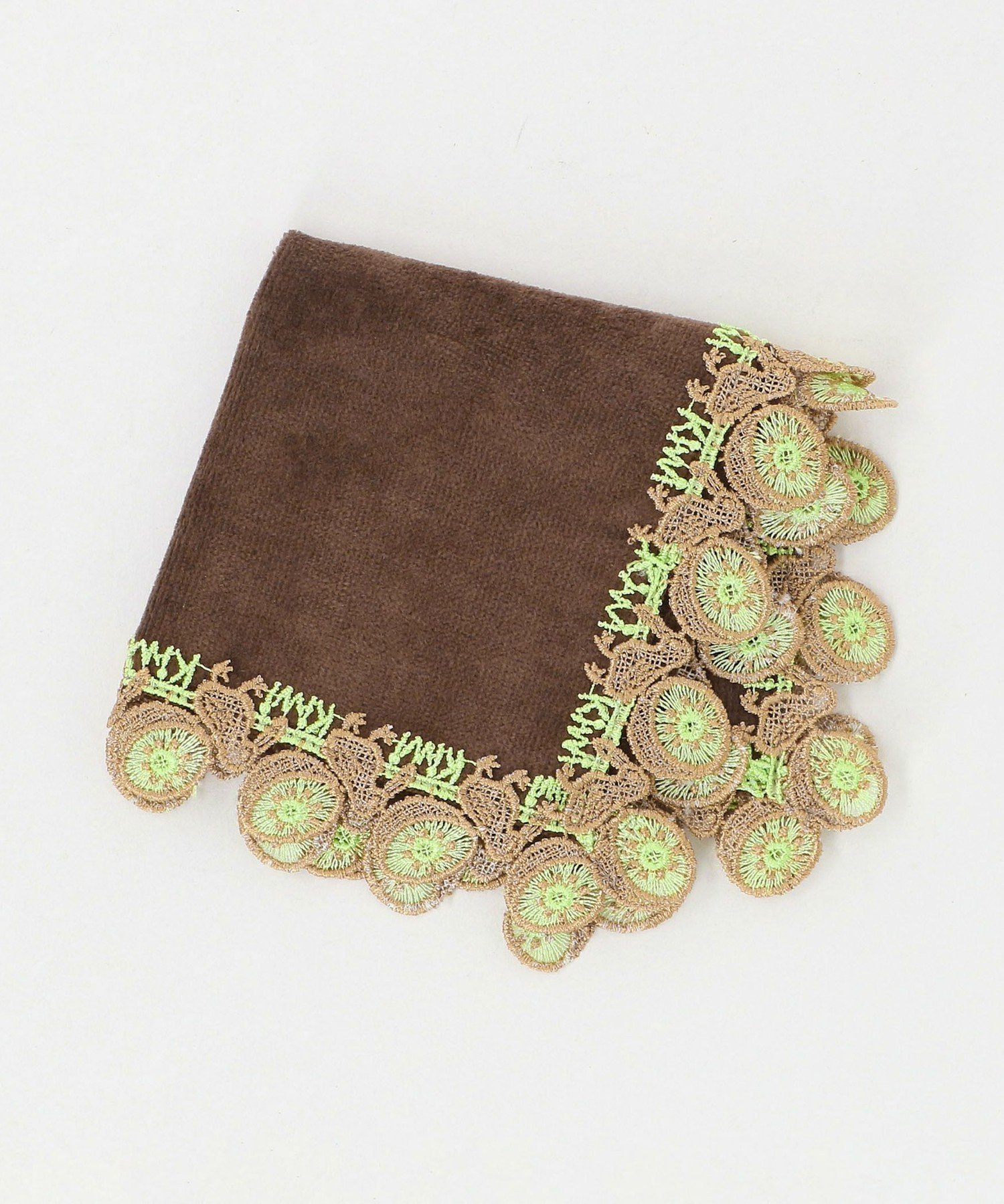 UNITED ARROWS ＜近沢レース店＞キウイ ハンカチ ユナイテッドアローズ ファッション雑貨 ハンカチ・ハンドタオル ブラウンのサムネイル