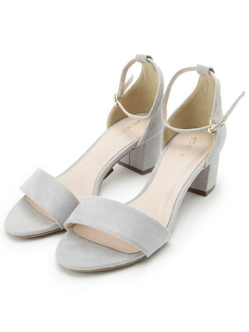 OPAQUE.CLIP ◆ブロックヒールサンダル オペークドットクリップ シューズ・靴 サンダル ベージュ ブラック パープル グレー【送料無料】のサムネイル