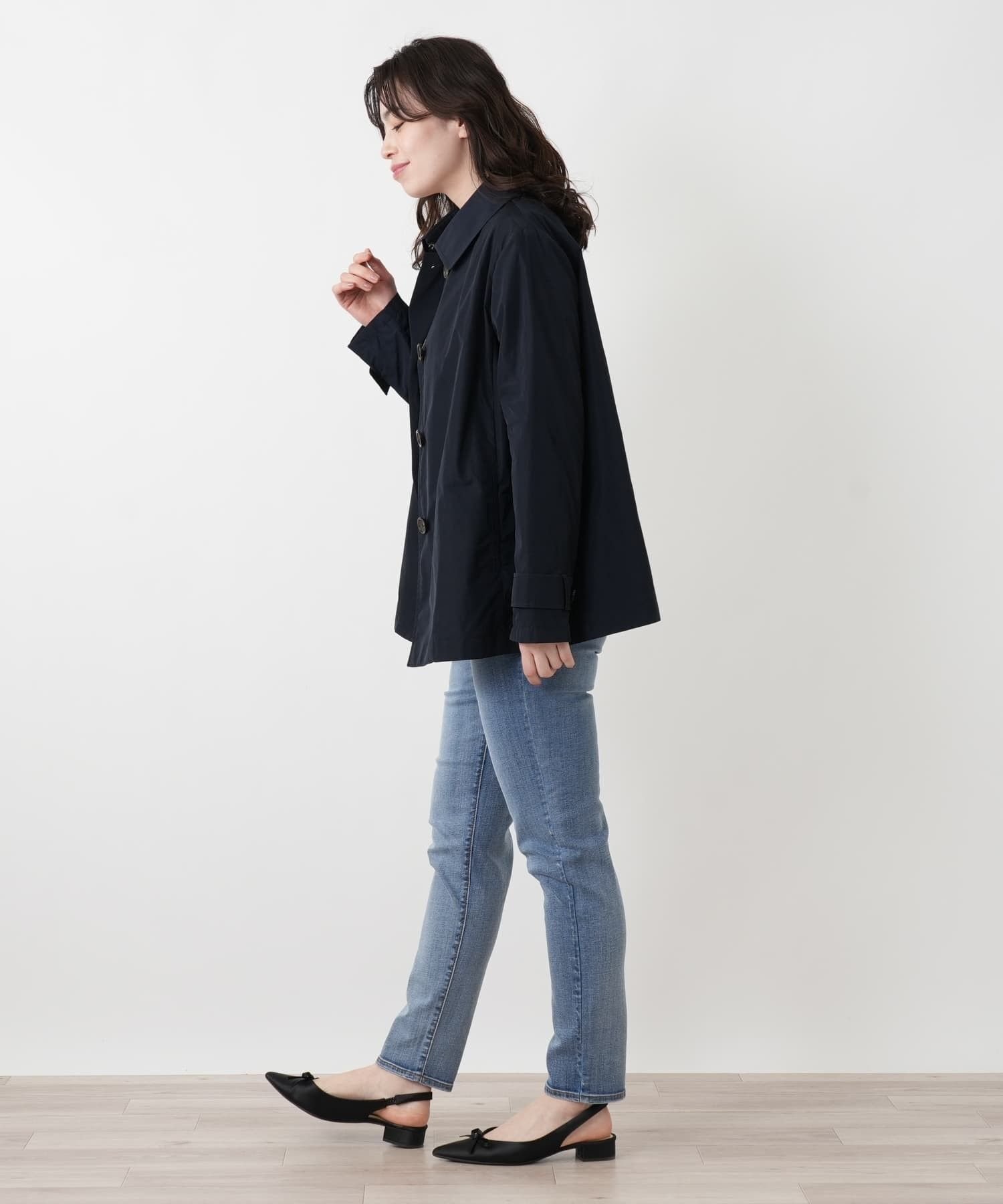 Leilian スリムデニムパンツ【L JEANS】 レリアン パンツ ジーンズ・デニムパンツ