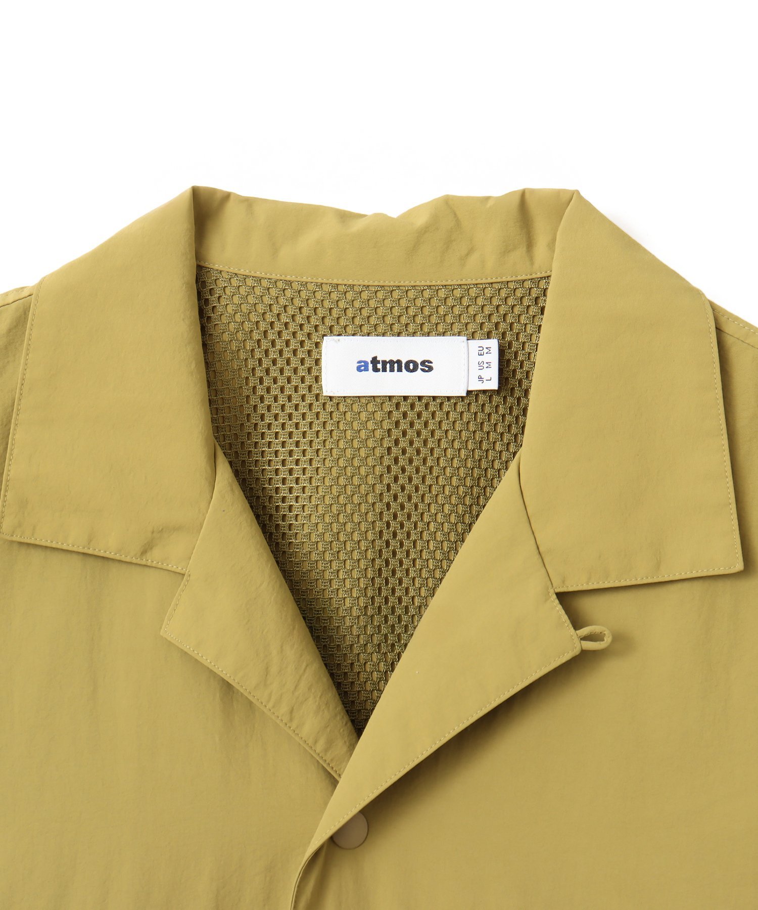 atmos atmos S/S Nylon Utility Shirt BEIGE アトモス トップス シャツ・ブラウス ベージュ