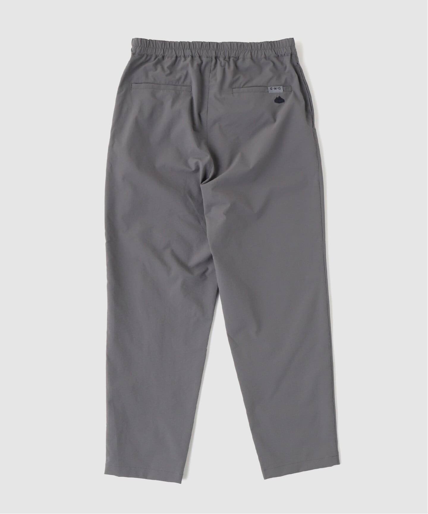 C.H.G メッシュテーパードパンツ ベーセーストック パンツ その他のパンツ グレー ブラック