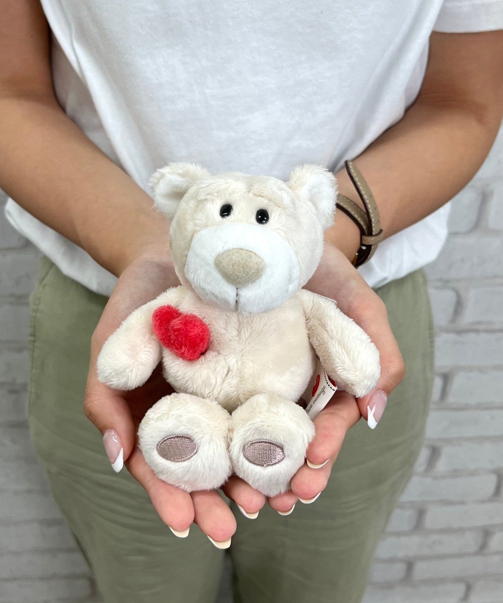 NICI NICI ぬいぐるみ/ラブベア クラシック ホワイト 15cm アントレスクエア インテリア・生活雑貨 お..