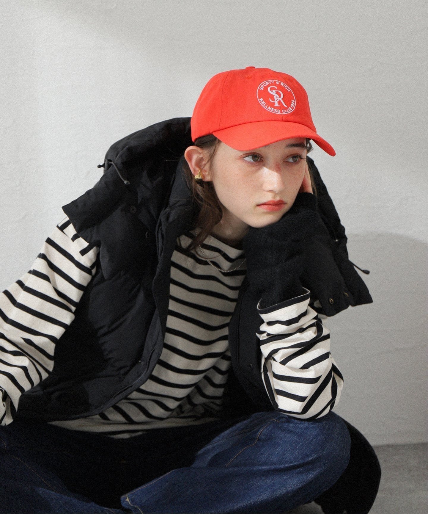 【SALE／30%OFF】JOURNAL STANDARD 【Sporty & Rich /スポーティアンドリッチ】HAT:キャップ ジャーナル スタンダード 帽子 キャップ ピンク【送料無料】