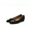 【SALE/30%OFF】Au BANNISTER アシンメトリービジューフラットパンプス オゥ・バニスター シューズ・靴 パンプス ブラウン ブラック ネイビー【送料無料】