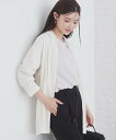 【SALE/30%OFF】index ジャージトッパーカーディガン【洗濯機洗い可】 インデックス トップス カーディガン ホワイト グレー ブラック ベージュ