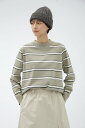 MHL. OUTLINE STRIPE JERSEY マーガレット・ハウエル トップス その他のトップス ネイビー【送料無料】