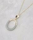 【SALE/37%OFF】grove カラーメタルリングネックレス グローブ アクセサリー・腕時計 ネックレス ピンク グレー