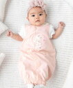 【SALE/50%OFF】fillot de bebe reduction 天竺ウサギパッチ2WAYオール(50~75cm) ベベ オンライン ストア マタニティウェア・ベビー用品 ロンパース・カバーオール ピンク【送料無料】