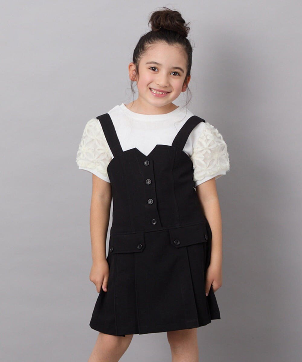 【SALE／19%OFF】a.v.v [140-150]フロントボタンジャンスカ アー・ヴェ・ヴェ 