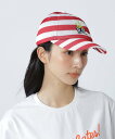 PEARLY GATES ボーダー柄メッシュキャップ (UNISEX) パーリーゲイツ 帽子 その他の帽子 ネイビー レッド【送料無料】