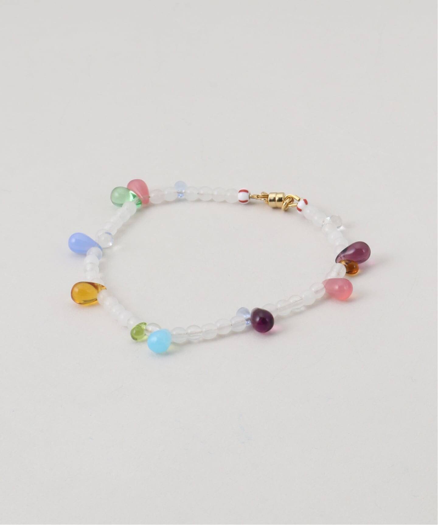 JOURNAL STANDARD 【AGLAGLA /アグラグラ】 Mini Multi Drop Sky Anklet ジャーナル スタンダード アクセサリー・腕時計 アンクレット ホワイト レッド【送料無料】