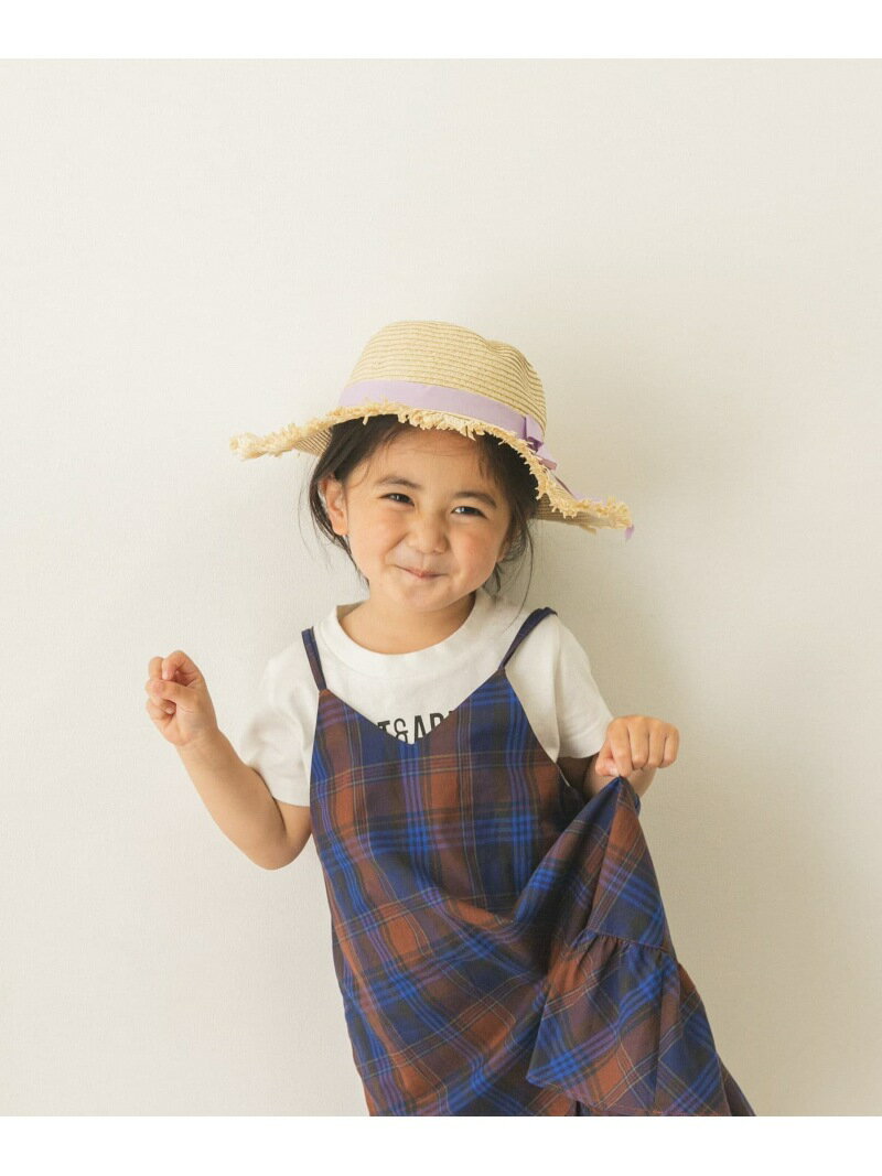 【SALE／40%OFF】DOORS フリンジハット(KIDS) アーバンリサーチドアーズ ファッショングッズ キッズ用品 パープル ベージュ